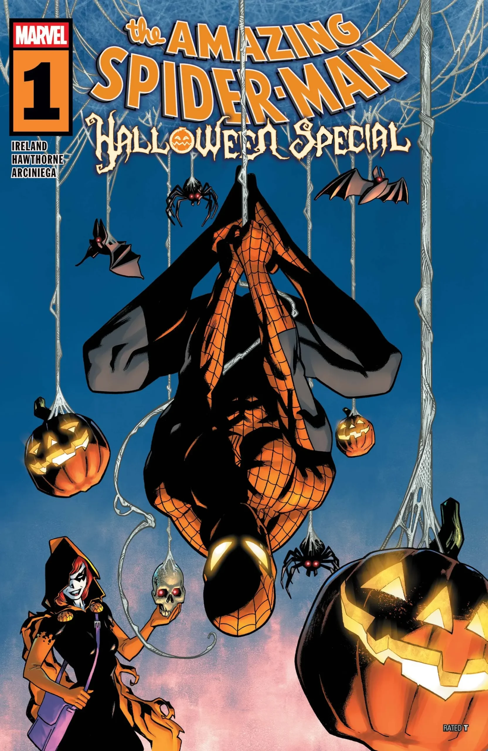 AMAZING SPIDER-MAN: HALLOWEEN SPECIAL (2026) #1 cover by Mike Hawthorne