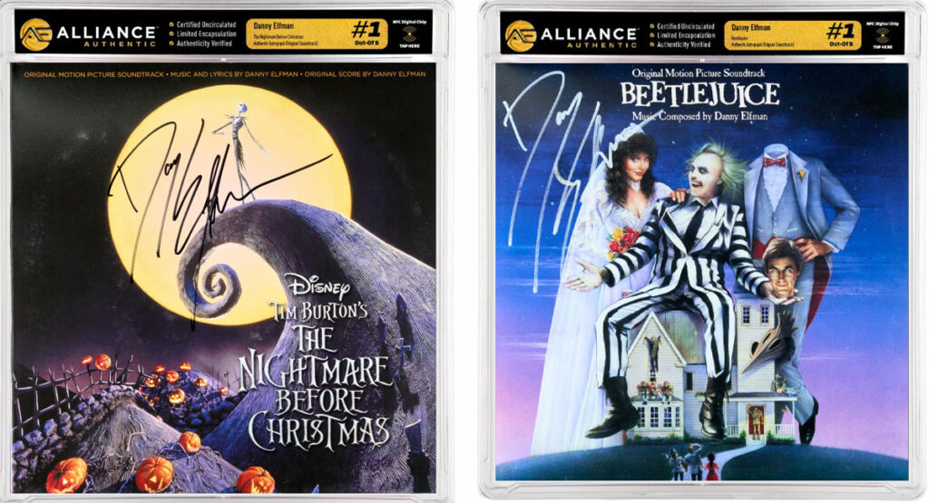 Danny Elfman-signed vinyl heads to Comic Con Los Angeles