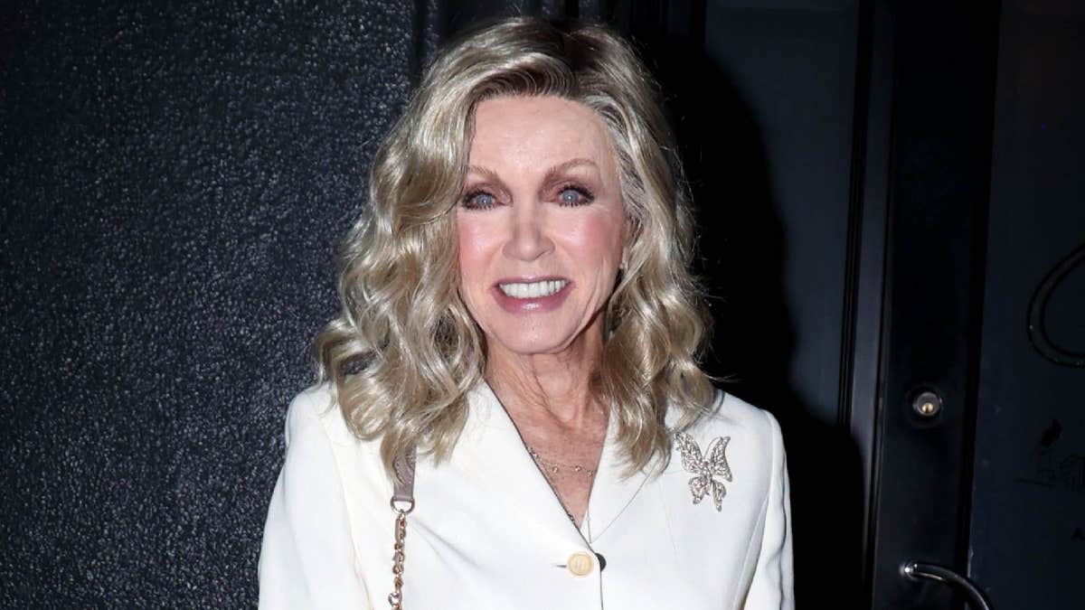 Donna Mills is seen outside Craig's in West Hollywood.