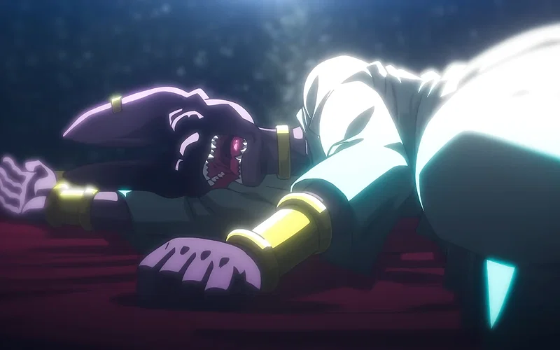 beerus sleeping in the Dragon Ball Super: Beerus trailer | Credits: Toei Animation