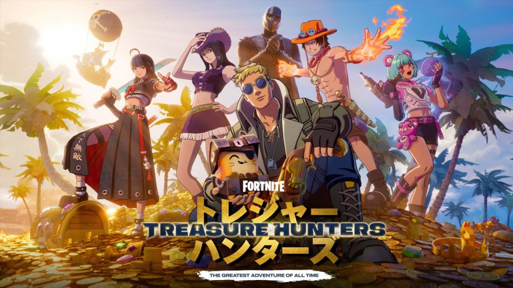 Fortnite Treasure Hunters Key Art 4k