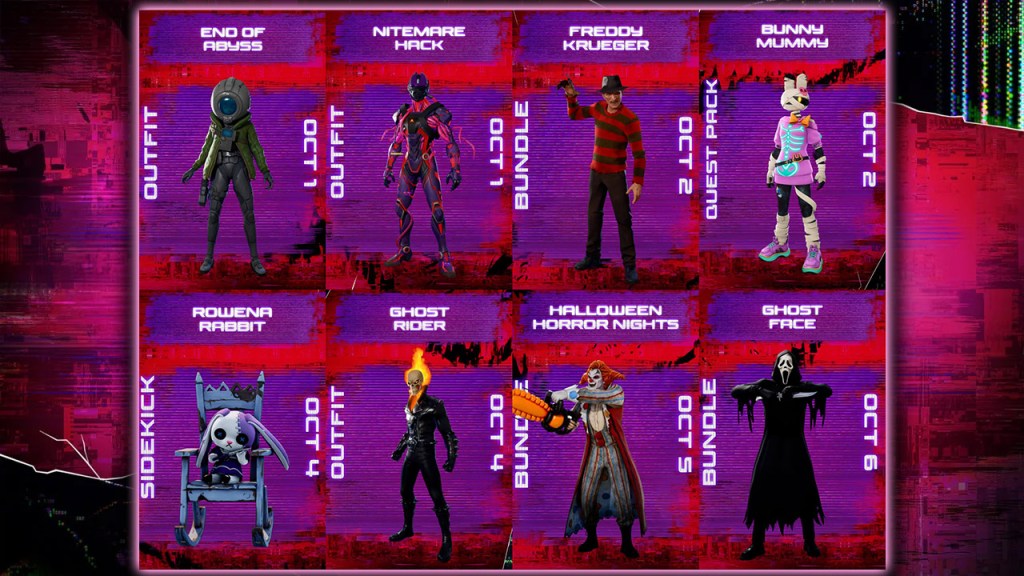 Fortnitemares 2026 Shop Dates Week 1