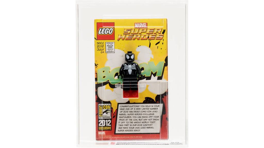 LEGO Marvel Spider-Man (Black Symbiote) minifigure.