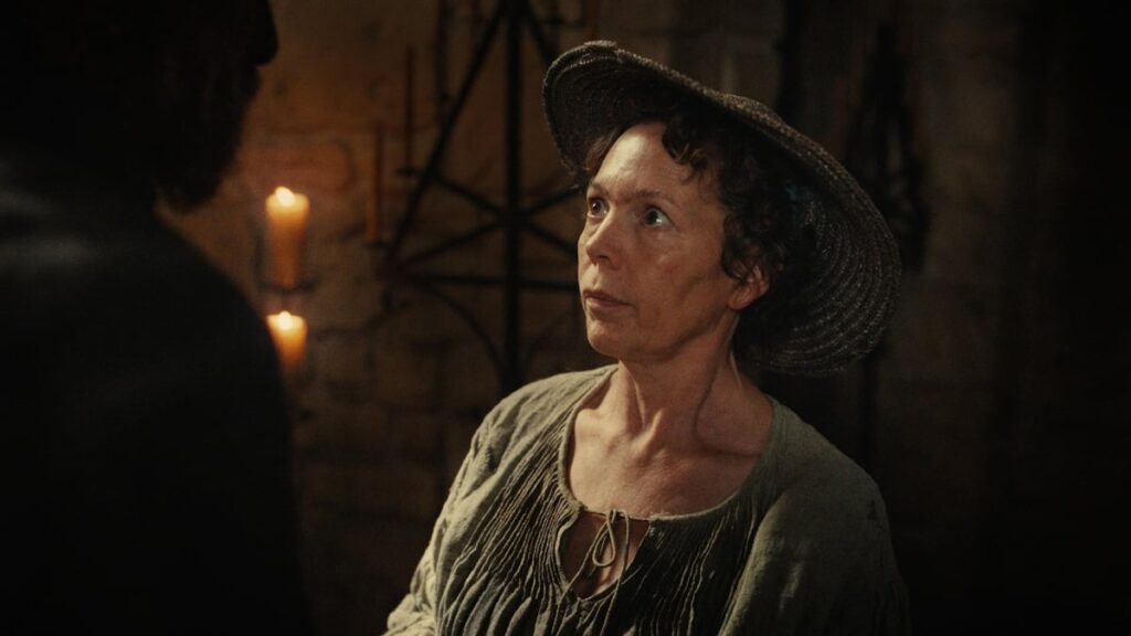 ‘Wicker’ review: Olivia Colman and Alexander Skarsgård weave a raunchy fairy tale