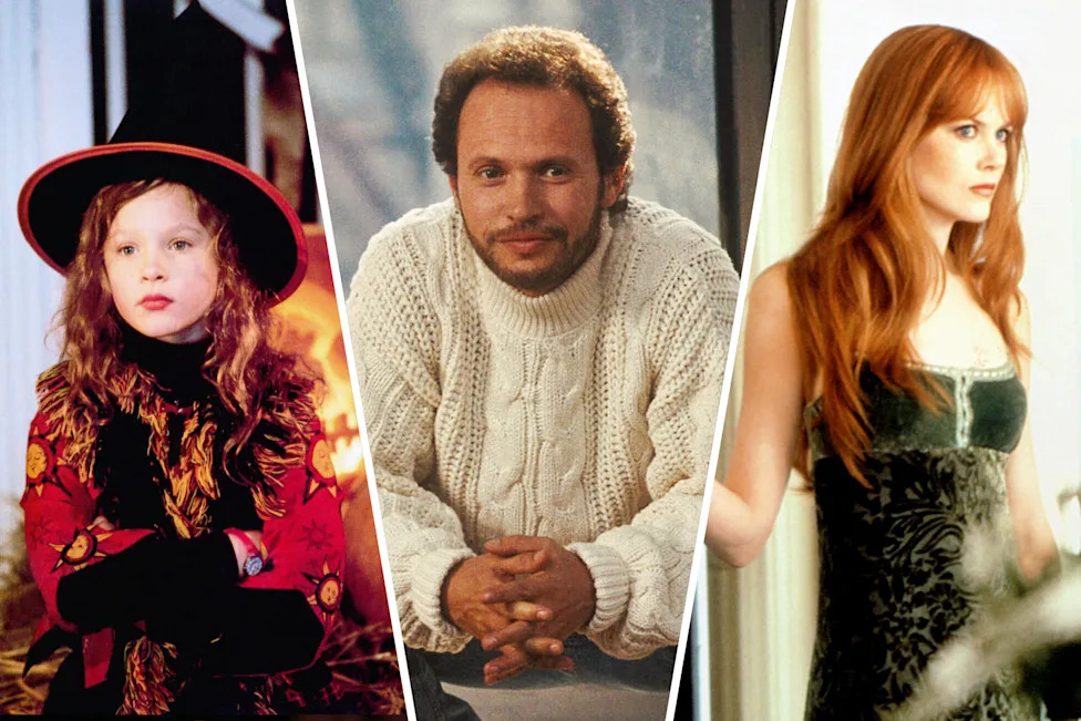 dani from hocus pocus, harry from when harry met sally and Gilly from practical magic
