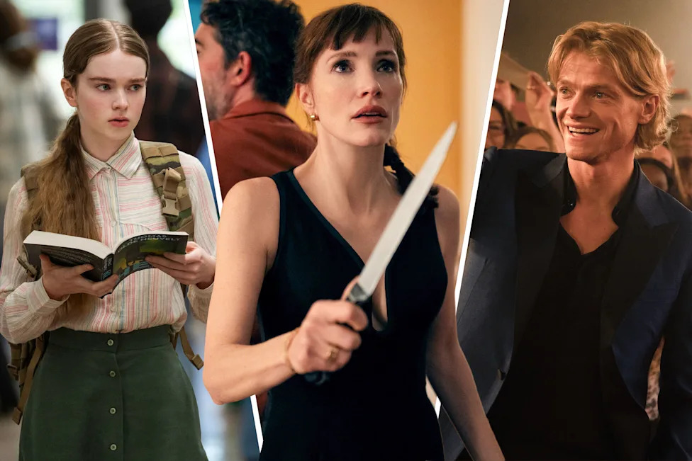 Summer H. Howell in Carrie, Jessica Chastain in Other Mommy and Tom Rhys Harries in Clayface.