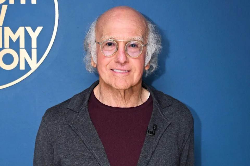 Larry David at 'The Tonight Show Starring Jimmy Fallon' in New York in February 2024Credit: Todd Owyoung/NBC via Getty