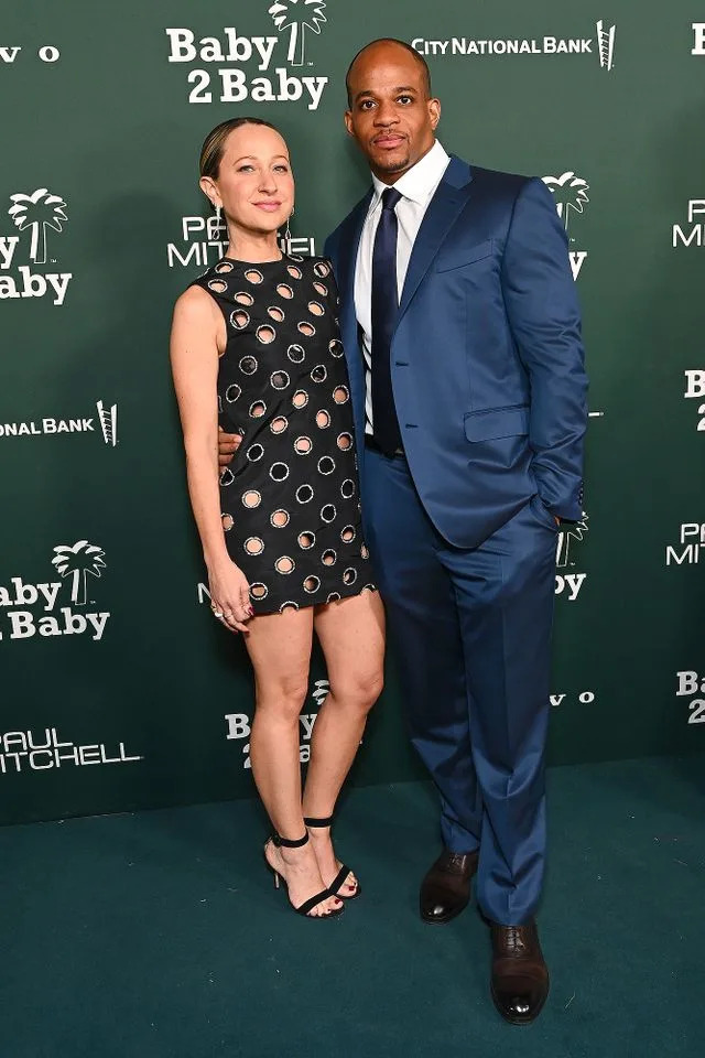 Meyer and Ogunlesi at an event in West Hollywood in 2023Credit: Araya Doheny/Getty