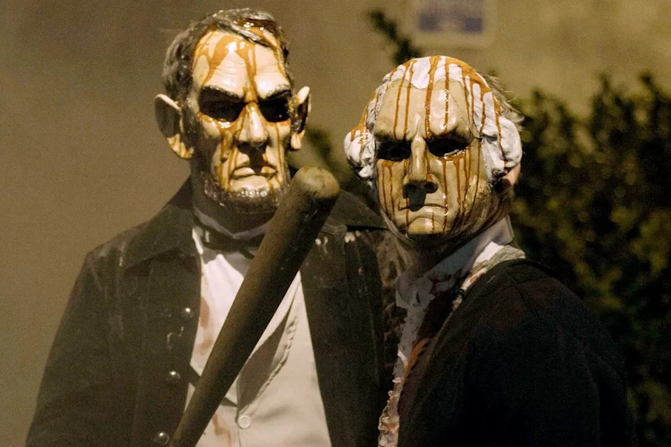 Killers from 'The Purge: Election Year' (2016)Credit: Everett Collection