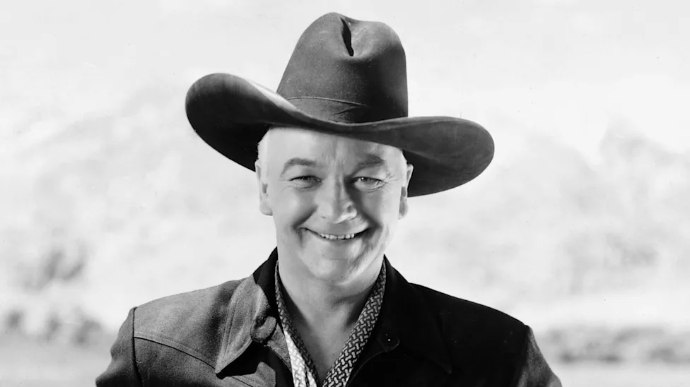 William Boyd smiling as Hopalong Cassidy