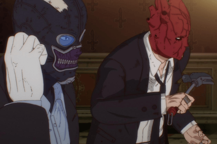 En, Shin, and Noi from Dorohedoro