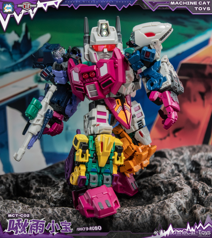 Machine Cat Toys MCT-C02 Ferocy B-Robo (Super Deformed Abominus) New Color Images