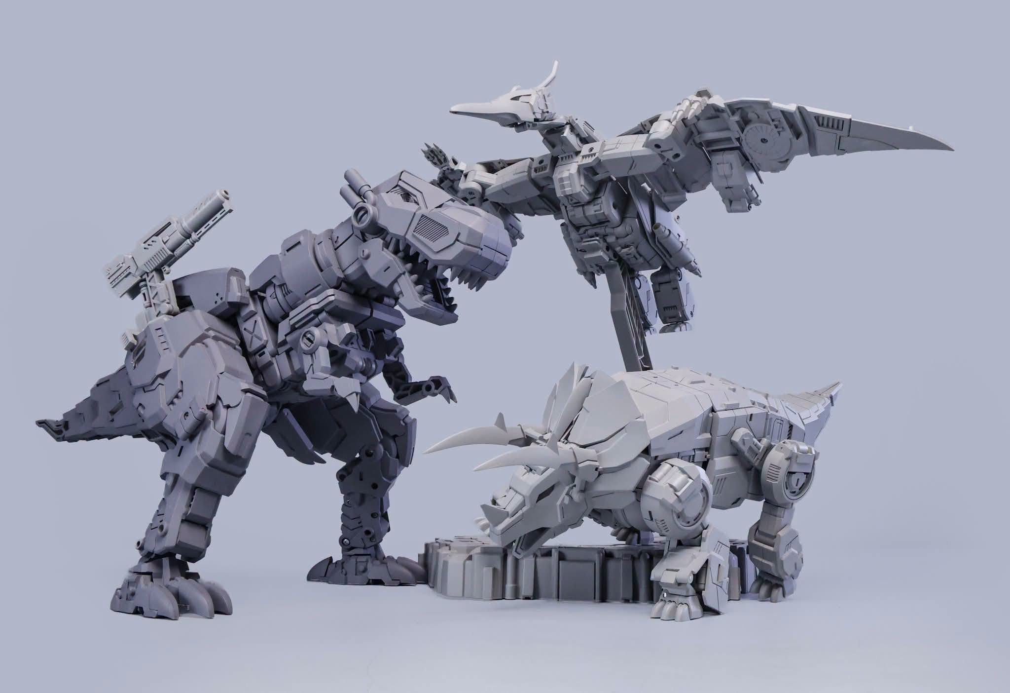 Mecha Invasion Giant Legion Dinosaur Combo King Kong (MP Volcanicus) Combiner Team Prototype Images
