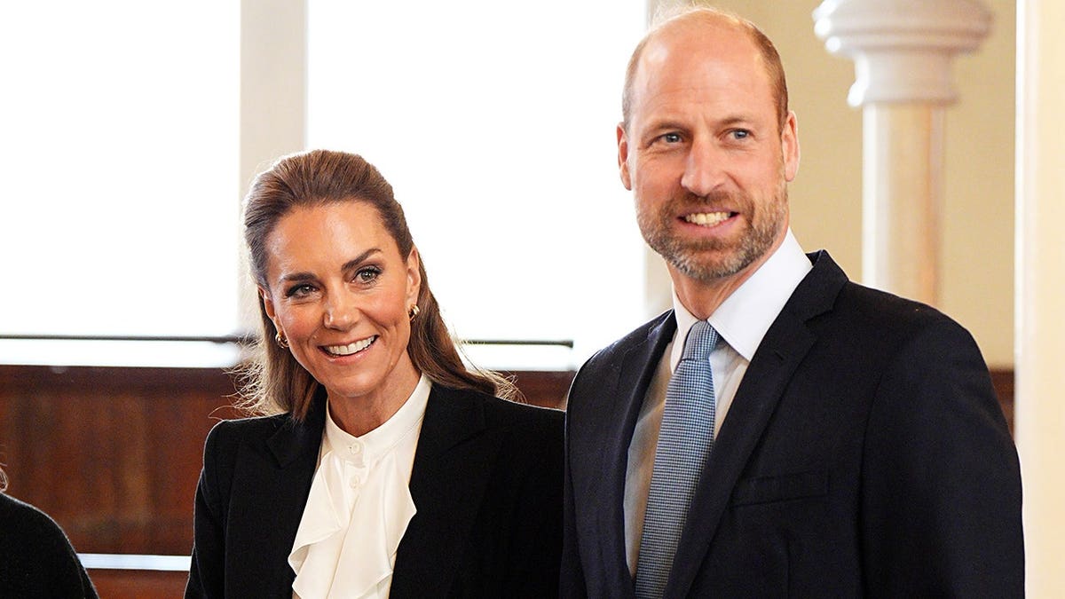Prince William, Prince of Wales, and Catherine, Princess of Wales, visit The Commons in Belfast.