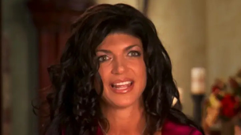 Teresa Giudice speaks in a confessional in an episode of Real Housewives of New Jersey