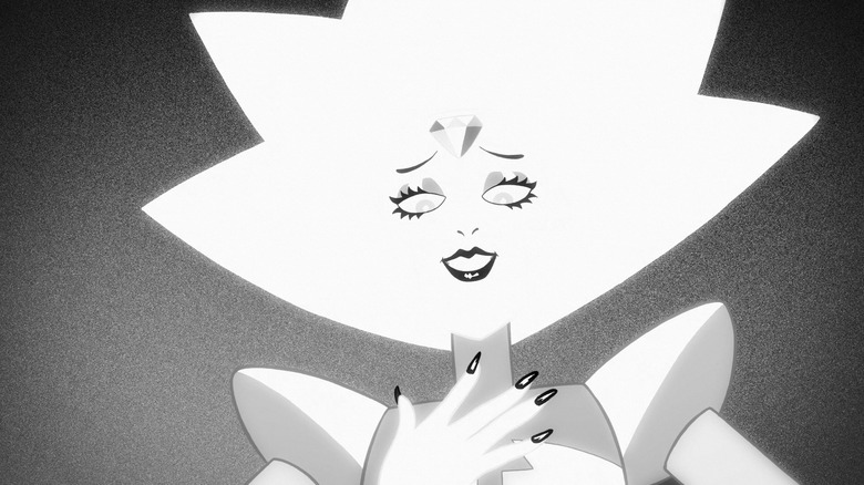 White Diamond smiling in Steven Universe