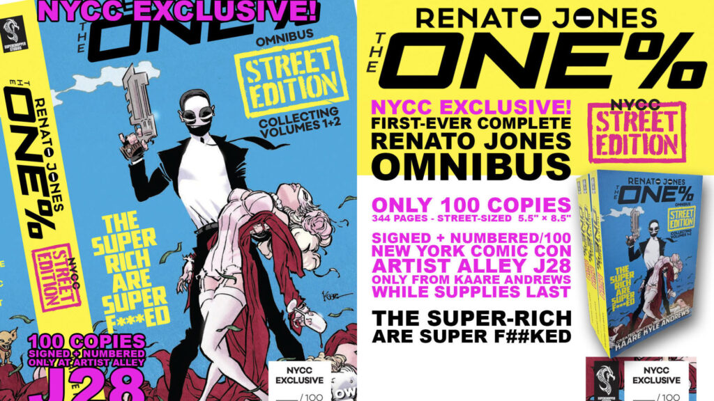 Kaare Andrews’ 100-Copy-Only Renato Jones Omnibus Is At His First NYCC Kaare Andrews’ 100-Copy-Only Renato Jones Omnibus Is At His First NYCC