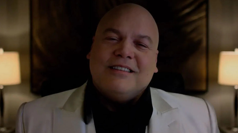 Vincent D'Onofrio as Wilson Fisk smiling in Daredevil