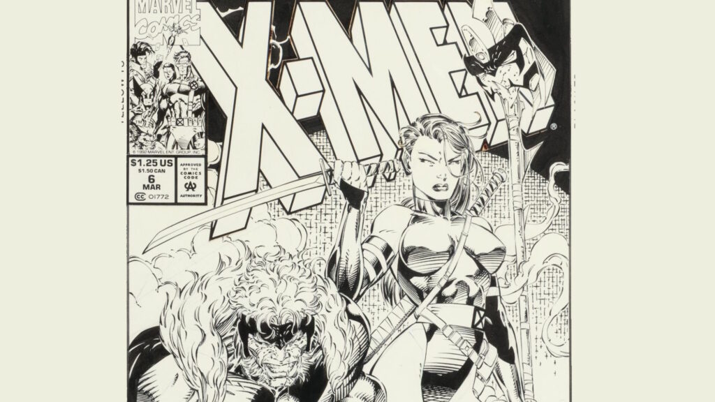 Jim Lee X-Men #6 Cover & Frank Miller Daredevil Pages Sell At Auction